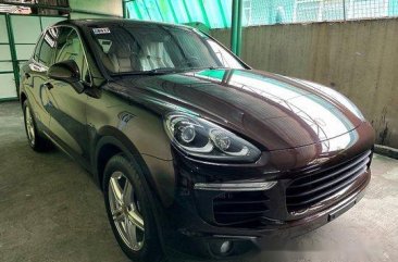 Brown Porsche Cayenne 2017 at 1000 km for sale