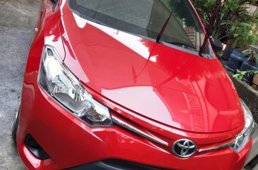 Selling Red Toyota Vios 2018 Sedan Manual Gasoline at 4100 km 