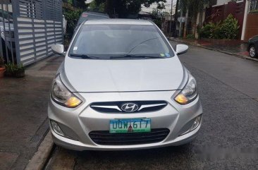 Silver Hyundai Accent 2012 at 60000 km for sale