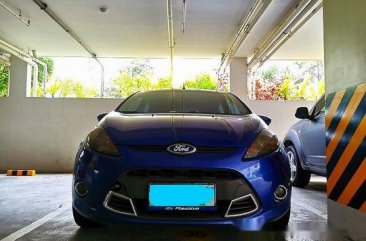 Blue Ford Fiesta 2011 at 98500 km for sale in Muntinlupa