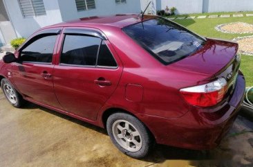 Sell Red 2007 Toyota Vios at 155000 km 