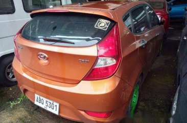 Orange Hyundai Accent 2015 for sale in Makati 