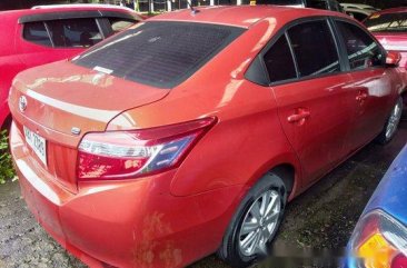 Selling Orange Toyota Vios 2015 Manual Gasoline at 40000 km 