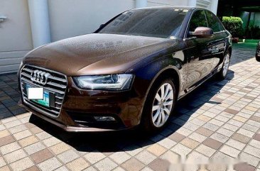 Brown Audi A4 2013 at 67000 km for sale