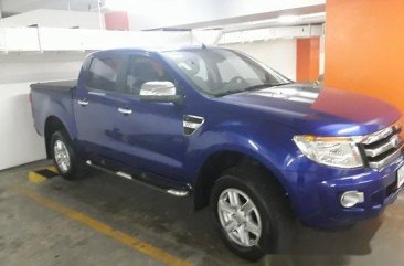 Sell Blue 2014 Ford Ranger Automatic Diesel at 63000 km 