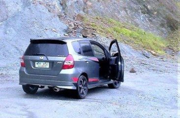 Grey Honda Fit 2014 at 56000 km for sale