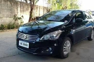 Black Suzuki Ciaz 2016 Manual Gasoline for sale 