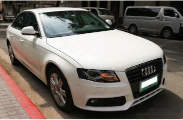 White Audi A4 2009 Automatic Diesel for sale