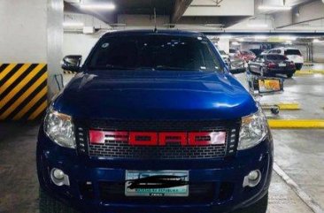 Blue Ford Ranger 2013 Automatic Diesel for sale