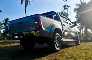 Silver Toyota Hilux 2015 for sale in Lipa 