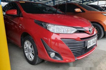 Red Toyota Vios 2018 at 18000 km for sale