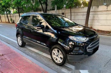 Selling Black Ford Ecosport 2016 Automatic Gasoline at 30000 km