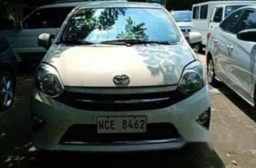 White Toyota Wigo 2016 Automatic Gasoline for sale 