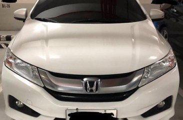 White Honda City 2014 at 69000 km for sale 