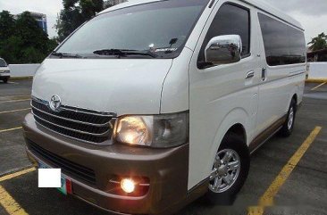 Sell White 2011 Toyota Hiace in Quezon City 