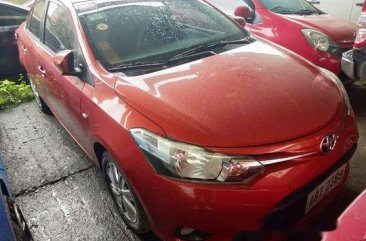 Selling Orange Toyota Vios 2015 Manual Gasoline at 40000 km 