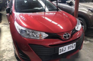 Red Toyota Vios 2019 Automatic Gasoline for sale