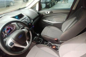 Selling Red Ford Ecosport 2017 Manual Gasoline at 20000 km 