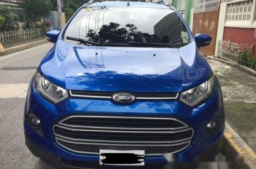 Blue Ford Ecosport 2015 for sale in Manila 