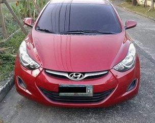 Red Hyundai Elantra 2013 for sale Quezon City 