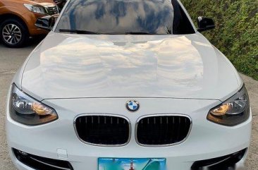 White Bmw 118D 2013 at 20000 km for sale