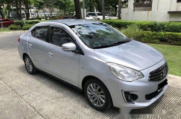 Silver Mitsubishi Mirage G4 2015 Automatic Gasoline for sale 