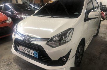 White Toyota Wigo 2019 Automatic Gasoline for sale