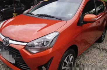 Sell Orange 2018 Toyota Wigo at 13000 km 