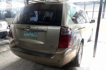 Sell Beige 2009 Kia Carnival in Antipolo City