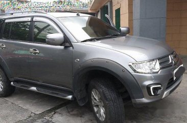 Grey Mitsubishi Montero Sport 2015 Manual Diesel for sale 