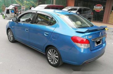 Blue Mitsubishi Mirage G4 2016 at 55000 km for sale 