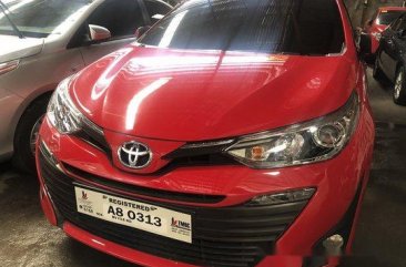 Red Toyota Vios 2019 for sale in Quezon City 