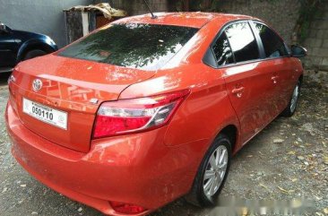 Orange Toyota Vios 2018 for sale in Quezon City 