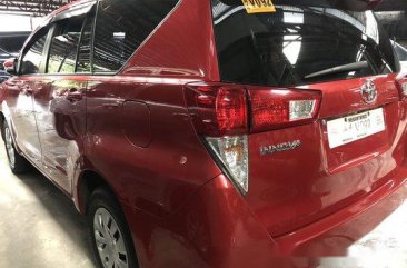 Red Toyota Innova 2018 Manual Diesel for sale 