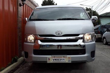 Silver Toyota Hiace 2017 for sale in Manila