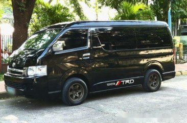 Selling Black Toyota Hiace 2010 at 93000 km 