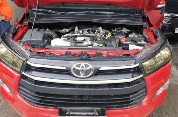 Red Toyota Innova 2017 at 28000 km for sale