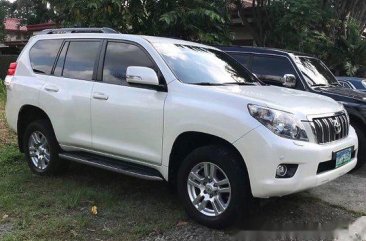 Selling White Toyota Land Cruiser Prado 2012 Automatic Gasoline at 58000 km