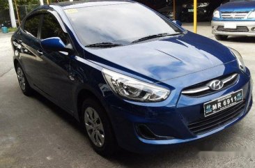 Selling Blue Hyundai Accent 2017 Automatic Gasoline