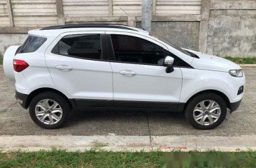 White Ford Ecosport 2018 Manual Gasoline for sale