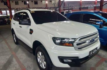 White Ford Everest 2016 Automatic Diesel for sale in Quezon City