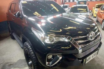 Black Toyota Fortuner 2017 Automatic Diesel for sale