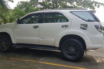 Sell White 2014 Toyota Fortuner Automatic Diesel at 89000 km