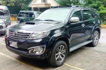 Black Toyota Fortuner 2014 for sale in Manila 