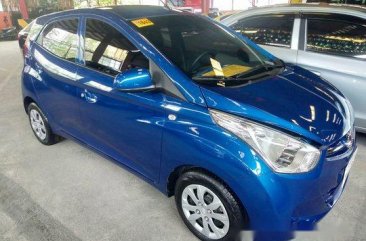 Selling Blue Hyundai Eon 2018 Manual Gasoline at 4000 km