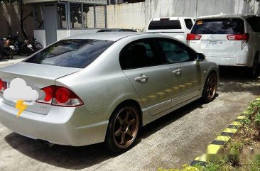 Selling Silver Honda Civic 2008 at 120000 km 