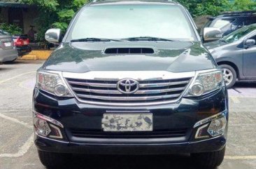 Black Toyota Fortuner 2014 for sale in Manila 