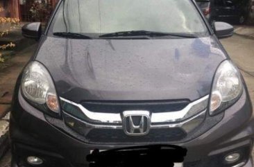 Grey Honda Mobilio 2016 for sale in Marikina 