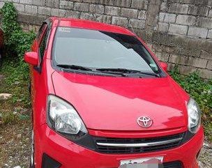 Red Toyota Wigo 2016 Manual Gasoline for sale 