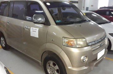 Selling Beige Suzuki Apv 2007 Automatic Gasoline at 124000 km 